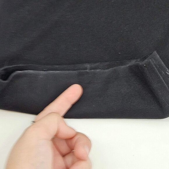 Misook Acrylic Knit Straight Leg Pant Black Women’s Size 1X High Rise Minimalist - Picture 12 of 12